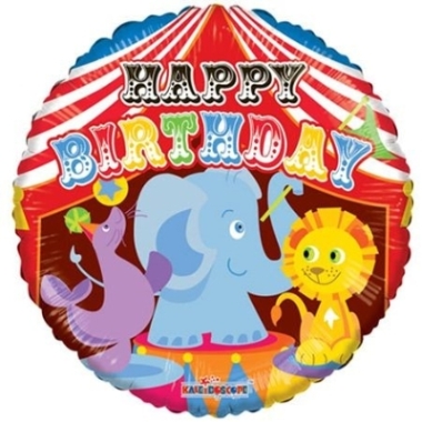 Happy Birthday Circus Balloon