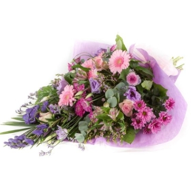 Pink and Lilac Traditional Bouquet