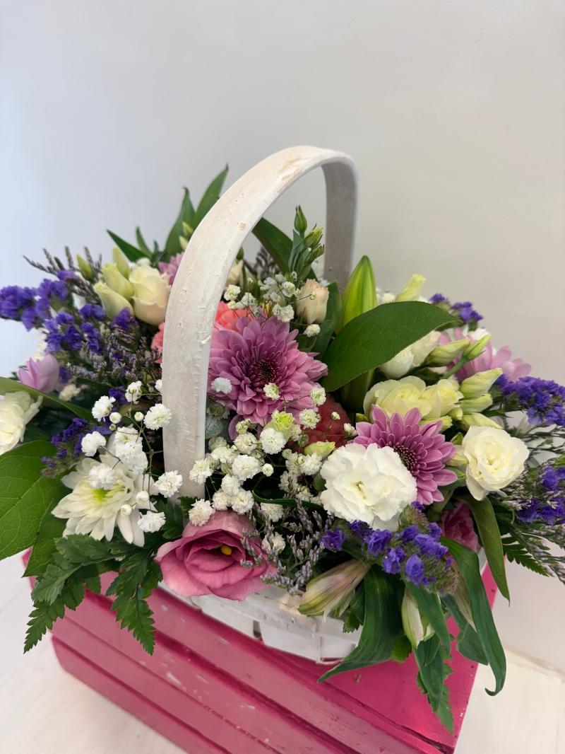 Country Life Flower Basket