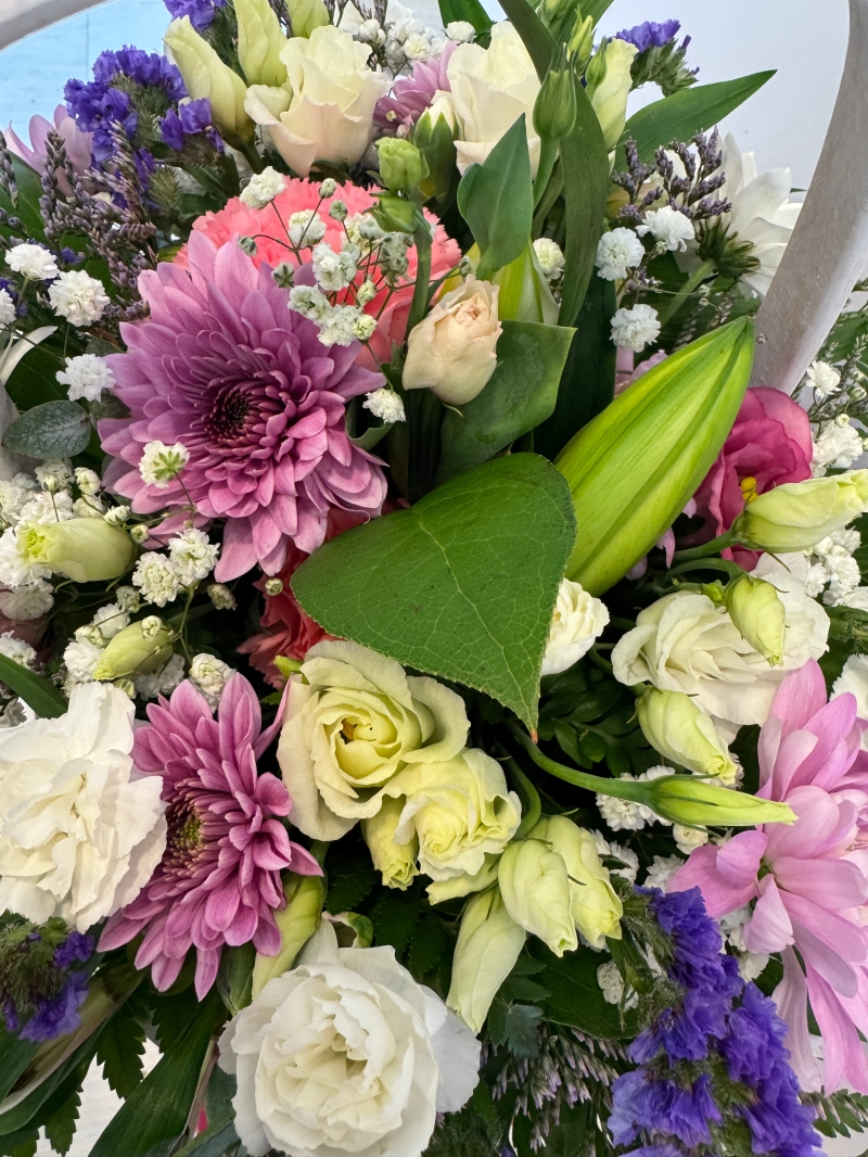 Country Life Flower Basket