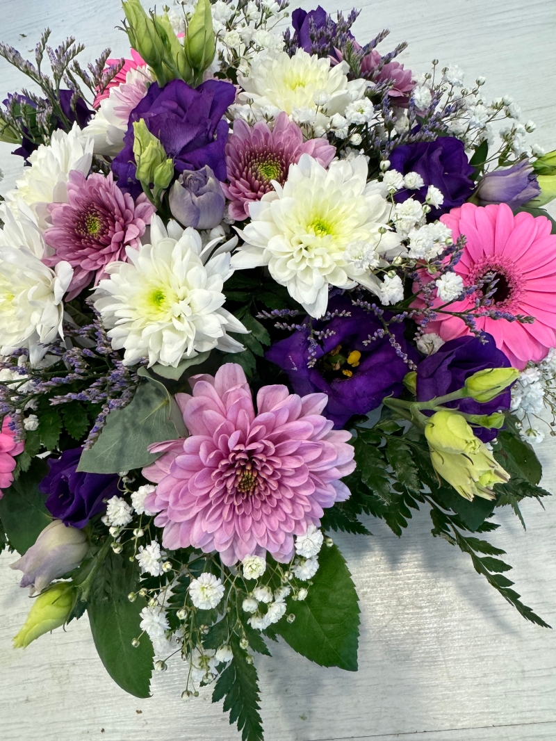 Pink, Purple and White Posy