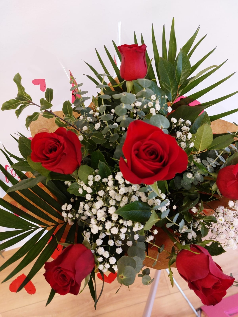 6 Red  Roses