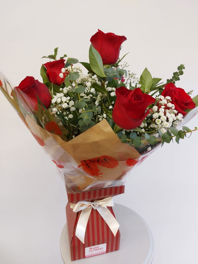 6 Red  Roses