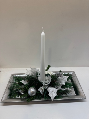Artificial Christmas Table Arrangement 10