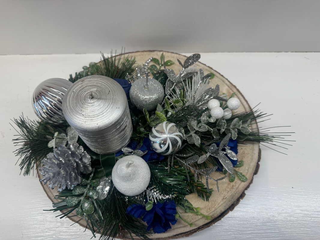 Artificial Christmas Table Arrangement 3