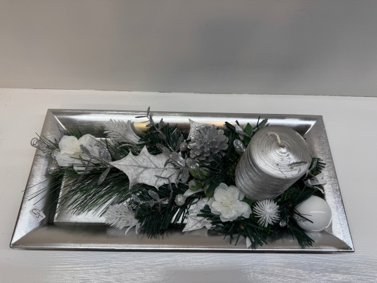 Artificial Christmas Table Arrangement 6