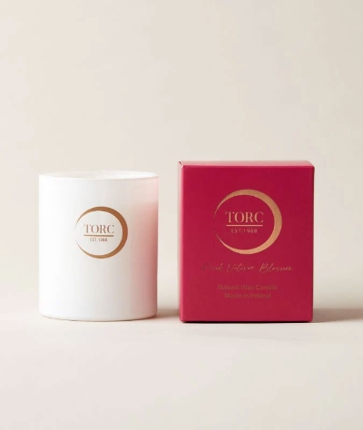 Pink Vetiver Blossom Wax Candel
