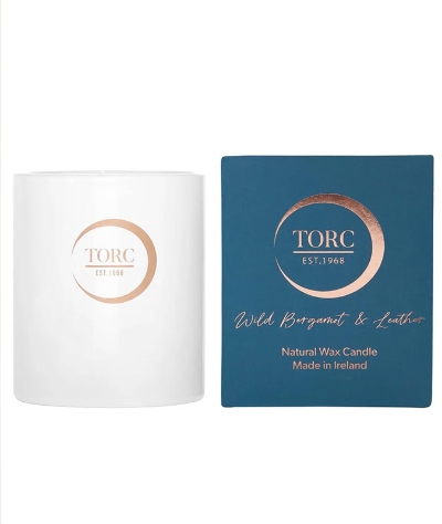 Wild Bergamot and Leather Wax Candel
