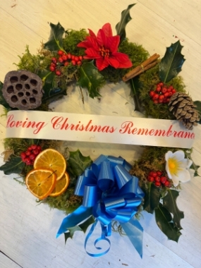 Fresh Moss & Holy Grave Wreath