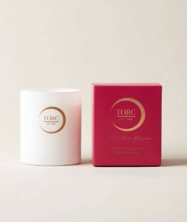 Pink Vetiver Blossom Wax Candel